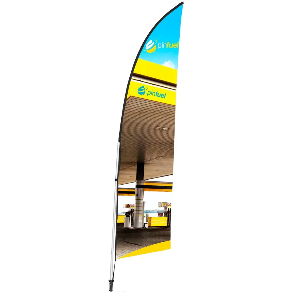 Legend 2m Arcfin Single-Sided Flying Banner - Set Of 2