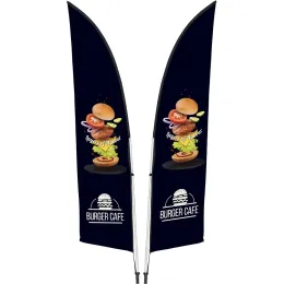Legend 2m Arcfin Double-Sided Flying Banner