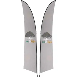 Legend 3m Arcfin Double-Sided Flying Banner