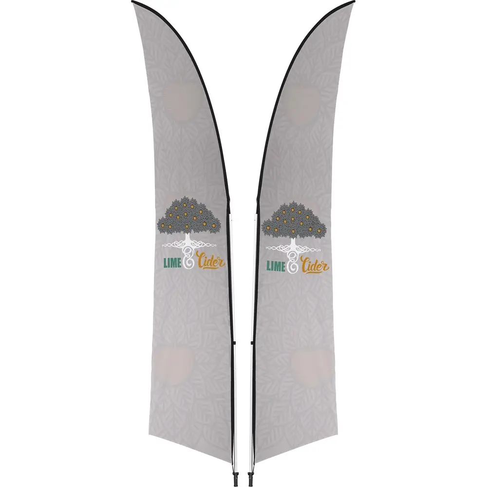 Legend 3m Arcfin Double-Sided Flying Banner