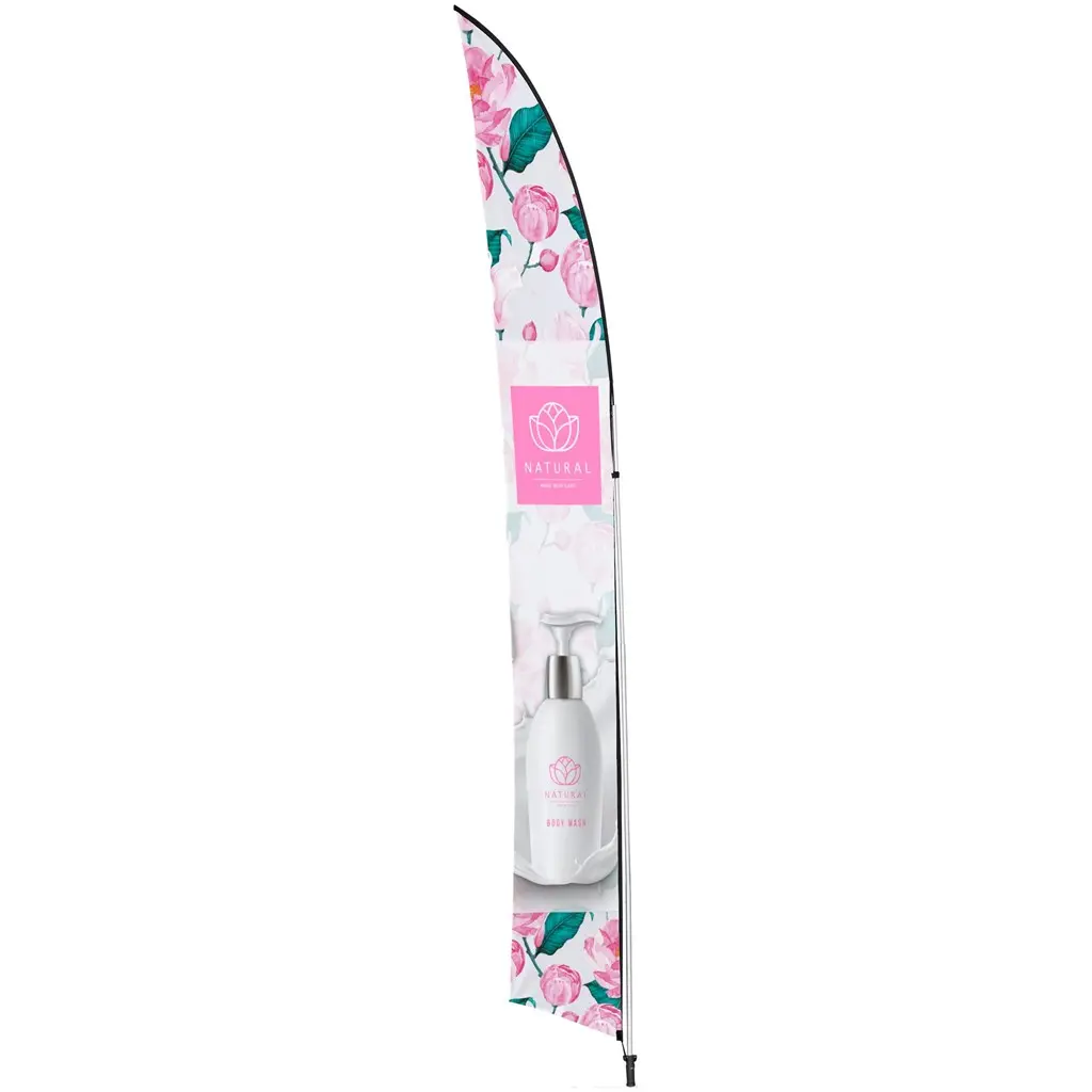 Legend 4m Arcfin Double-Sided Flying Banner