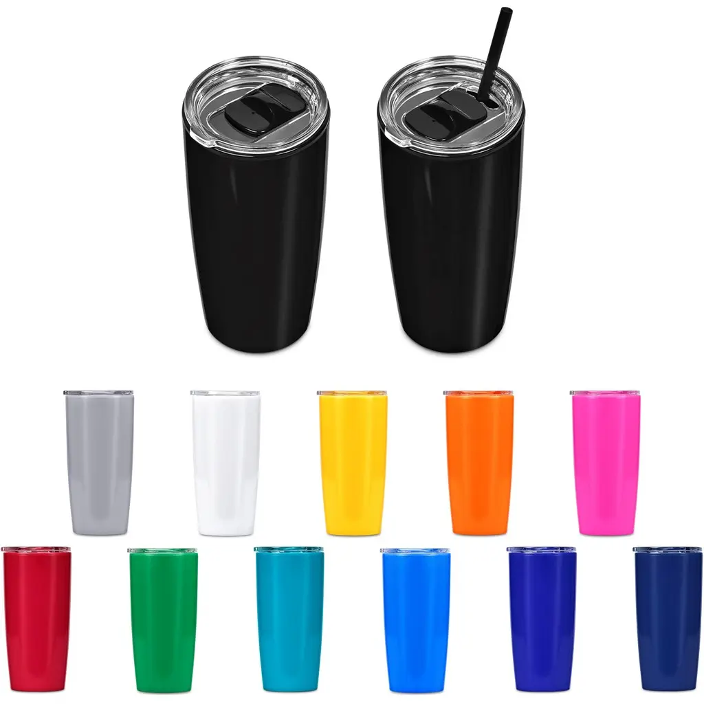 Altitude Daytona Plastic 2-In-1 Double-Wall Tumbler & Straw