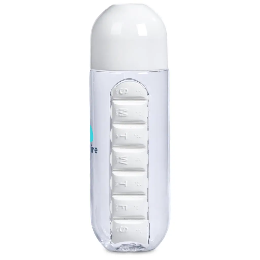 Altitude Vita-Stream Pill Box Plastic Water Bottle