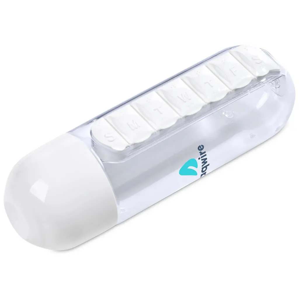 Altitude Vita-Stream Pill Box Plastic Water Bottle