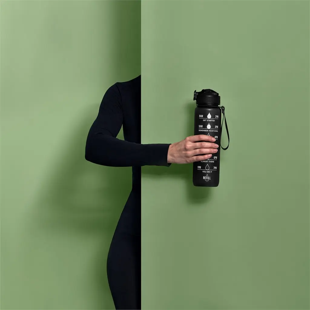 Eva & Elm Neptune Plastic Water Bottle