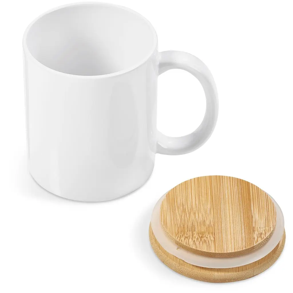 Okiyo Sozo Bamboo & Ceramic Sublimation Coffee Mug