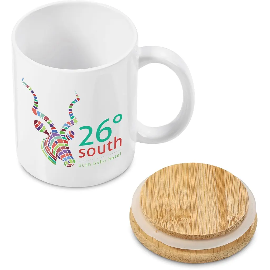 Okiyo Sozo Bamboo & Ceramic Sublimation Coffee Mug