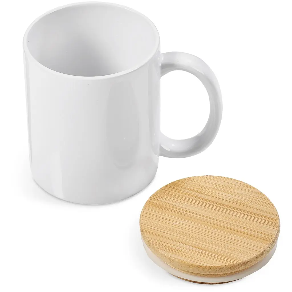Okiyo Sozo Bamboo & Ceramic Sublimation Coffee Mug