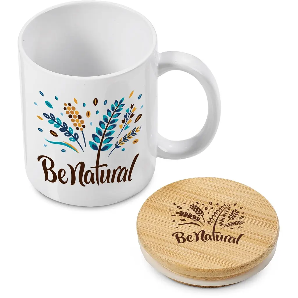 Okiyo Sozo Bamboo & Ceramic Sublimation Coffee Mug