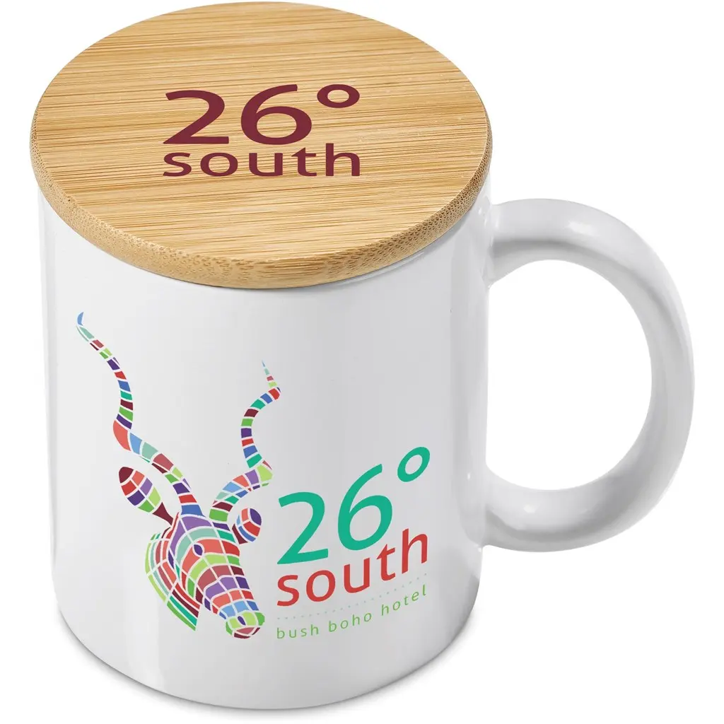 Okiyo Sozo Bamboo & Ceramic Sublimation Coffee Mug