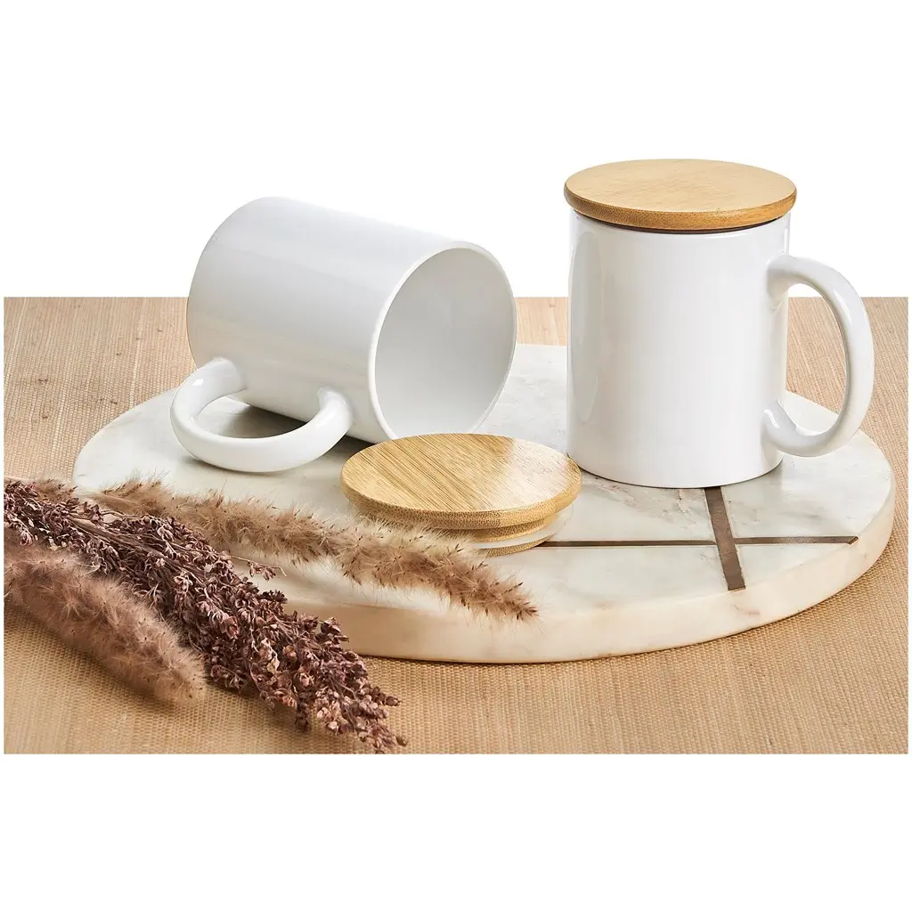 Okiyo Sozo Bamboo & Ceramic Sublimation Coffee Mug