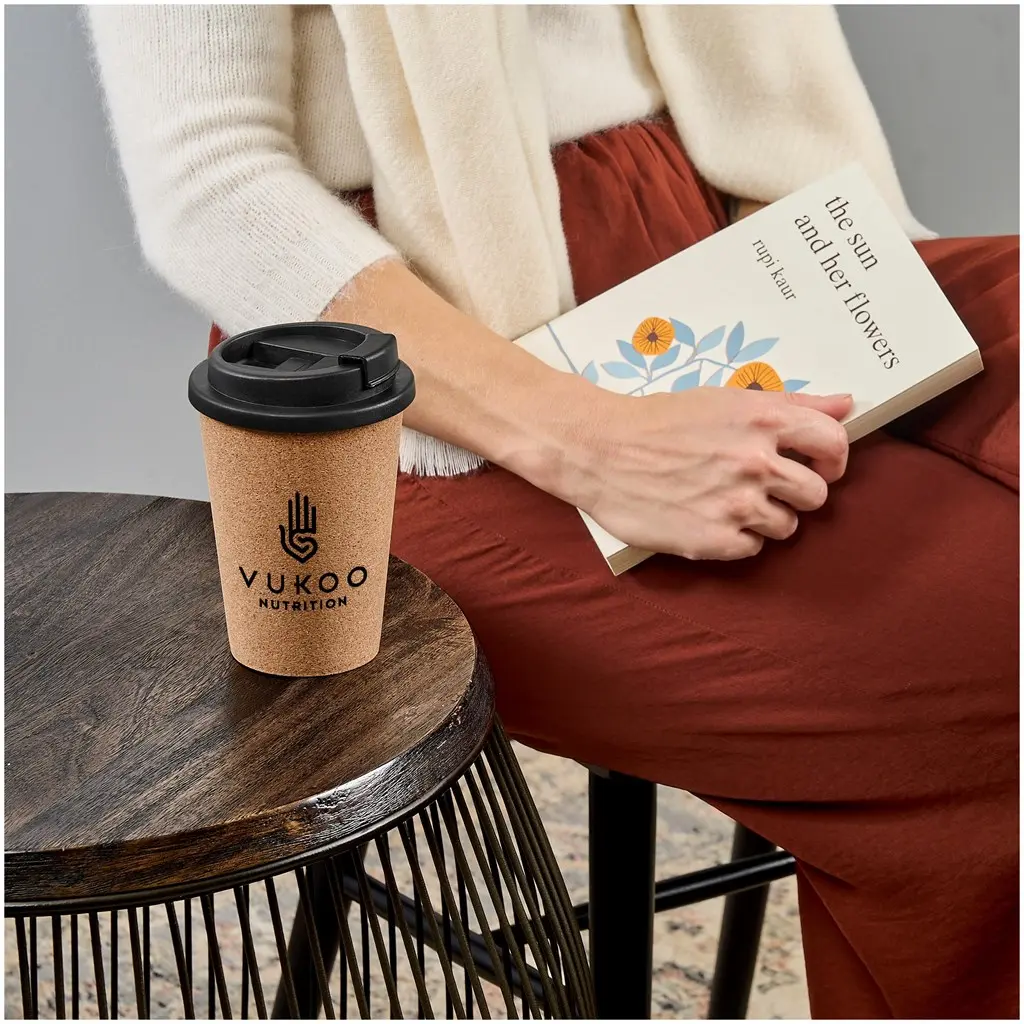 Okiyo Joki Cork & Wheat Straw Double-Wall Tumbler
