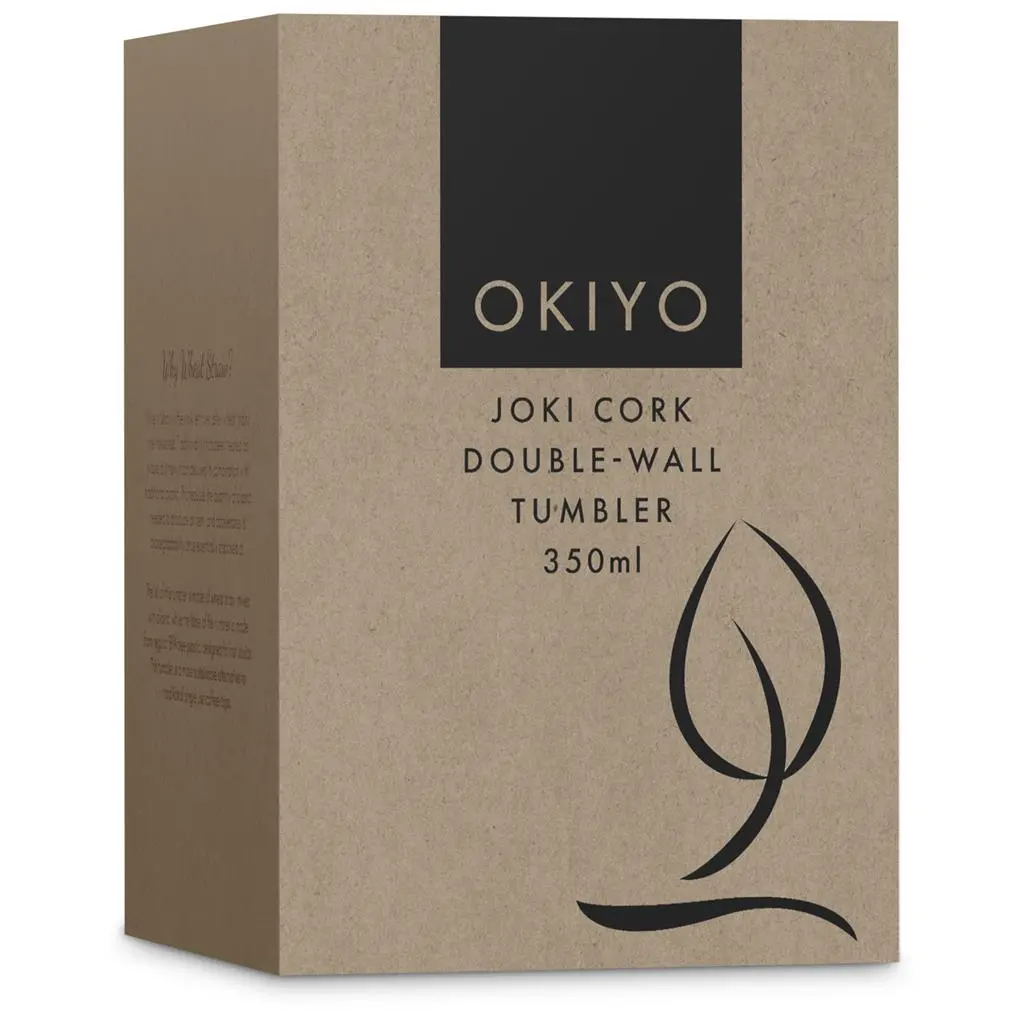 Okiyo Joki Cork & Wheat Straw Double-Wall Tumbler