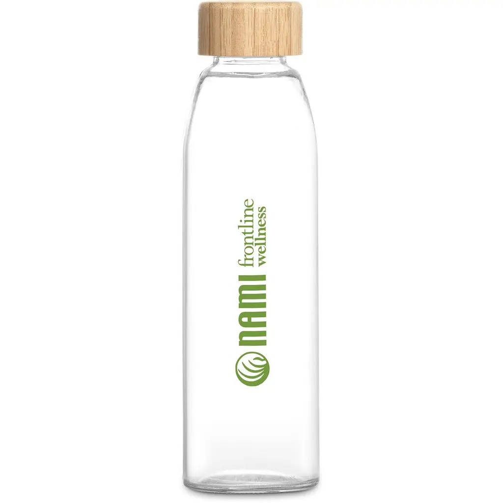 Okiyo Wabi-Sabi Glass Water Bottle