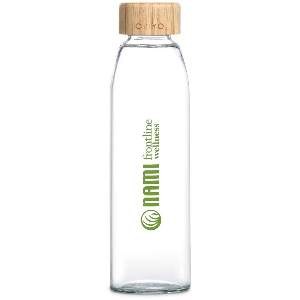 Okiyo Wabi-Sabi Glass Water Bottle
