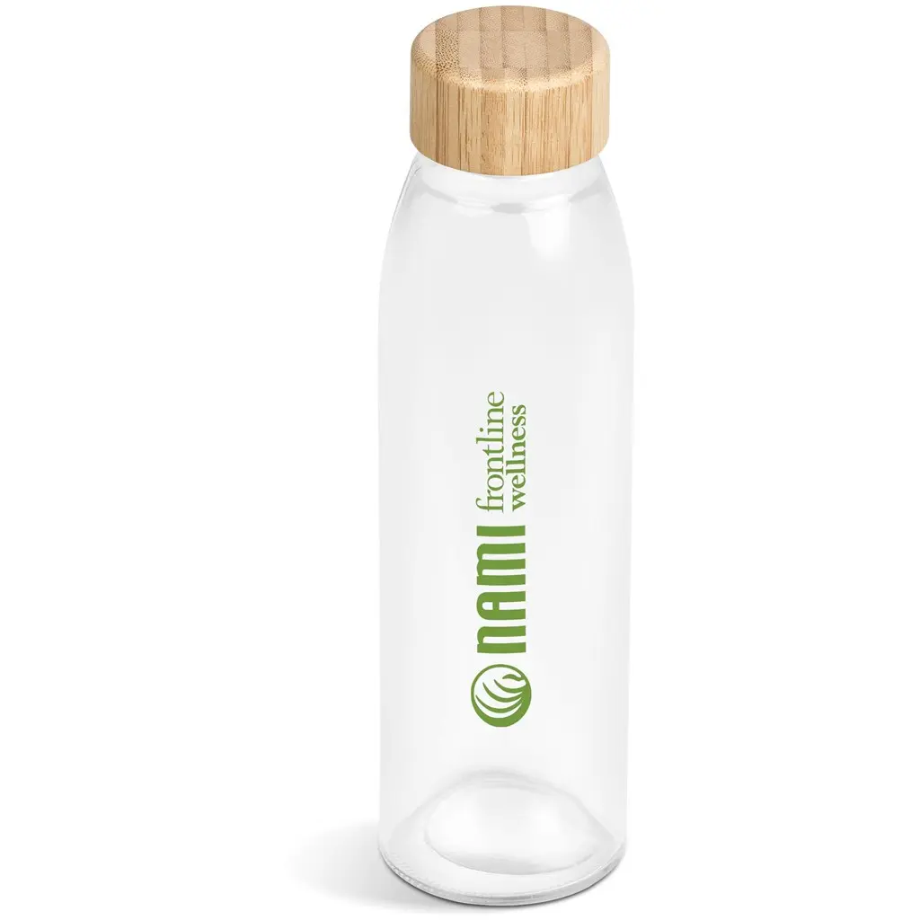 Okiyo Wabi-Sabi Glass Water Bottle