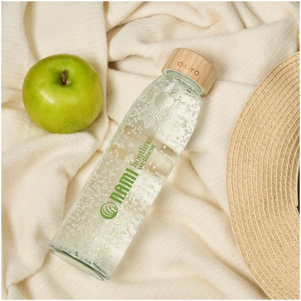 Okiyo Wabi-Sabi Glass Water Bottle