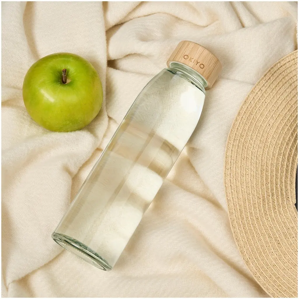 Okiyo Wabi-Sabi Glass Water Bottle