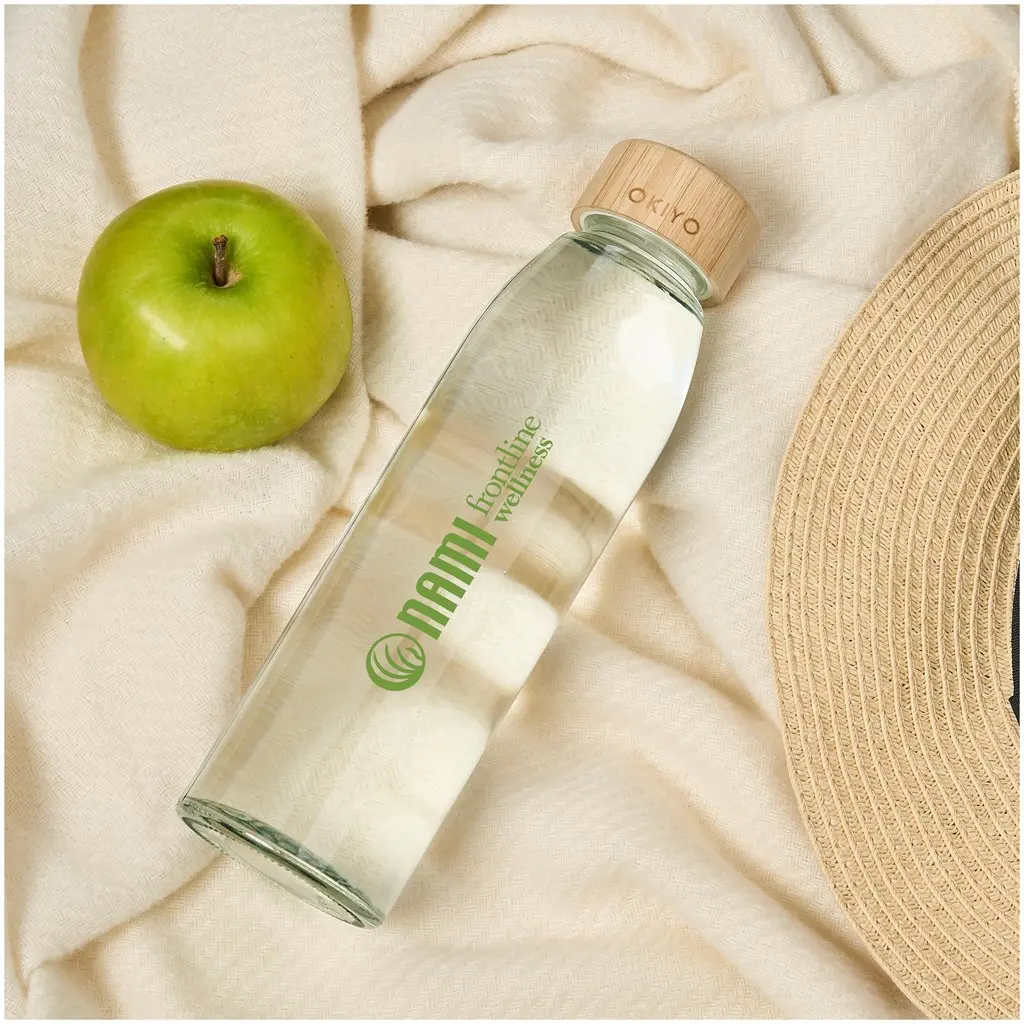 Okiyo Wabi-Sabi Glass Water Bottle