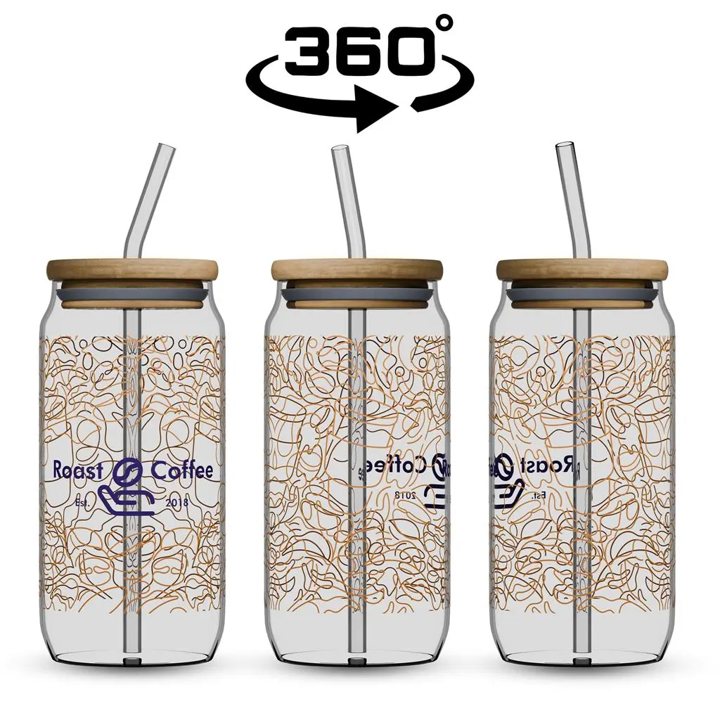 Okiyo Natsu Glass & Bamboo Tumbler & Straw