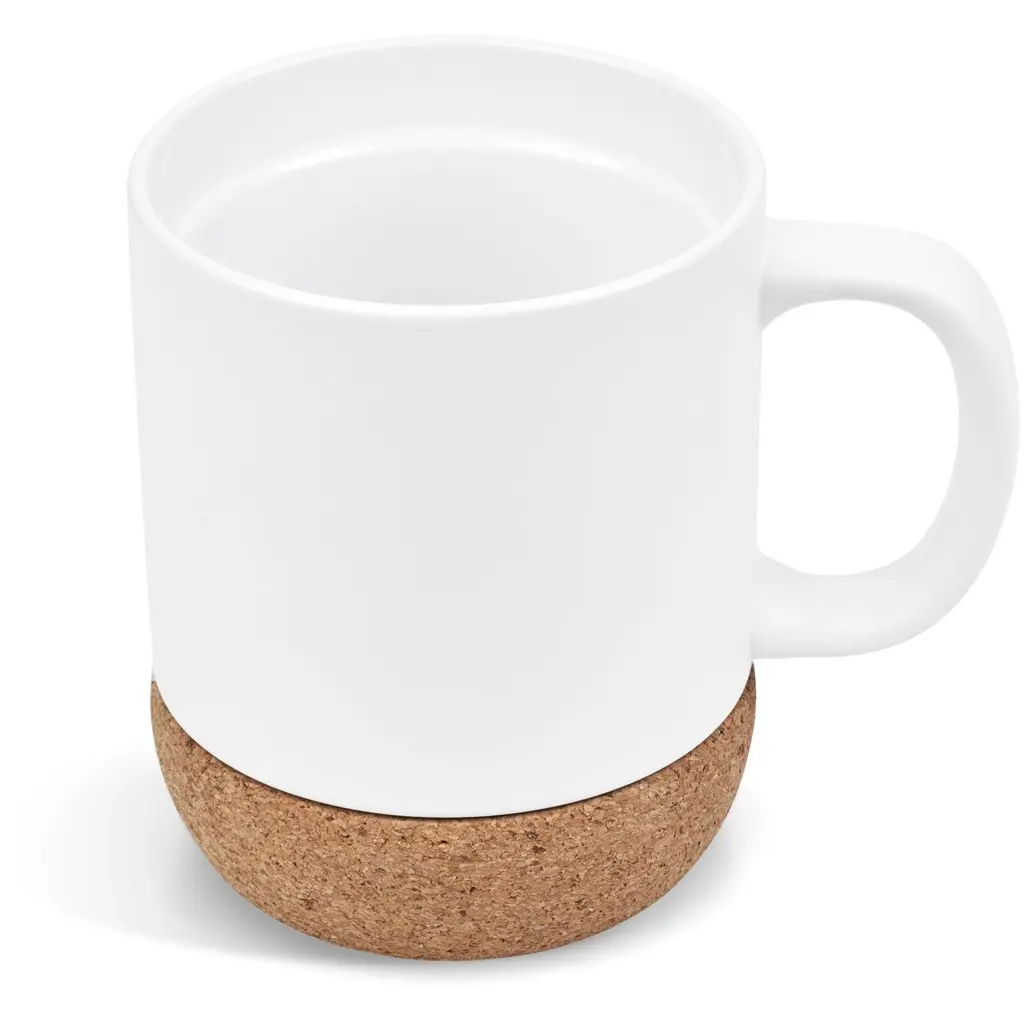 Serendipio Sienna Cork & Ceramic Sublimation Coffee Mug