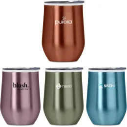 Serendipio Vogue Madison Stainless Steel & Plastic Double-Wall Tumbler