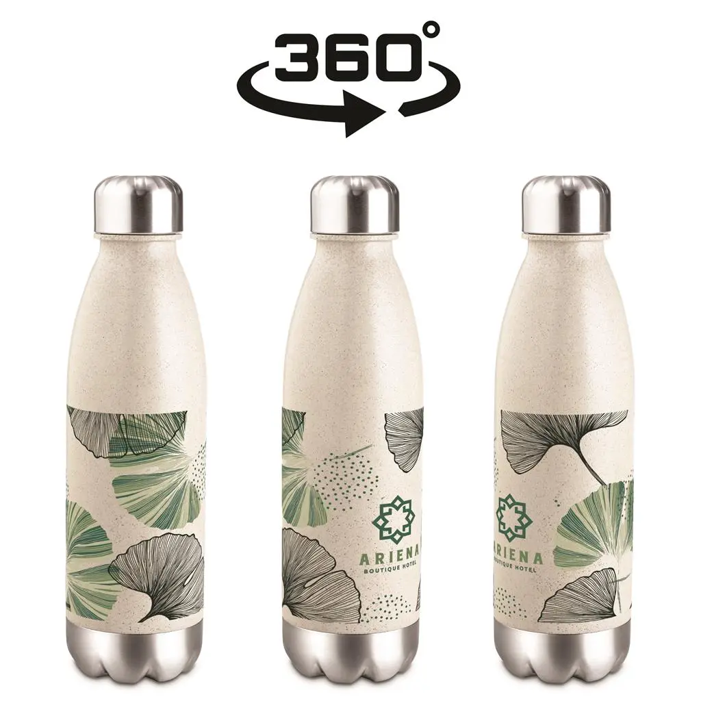 Okiyo Kimi Wheat Straw Water Bottle