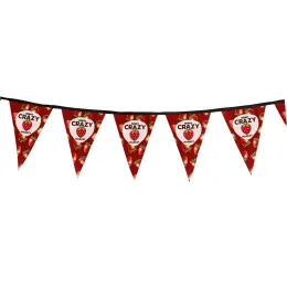 Sublimated Single-Sided Polyester Triangle Bunting - 10m