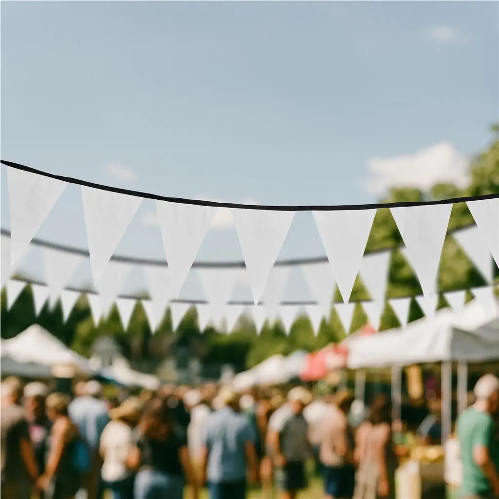 Sublimated Single-Sided Polyester Triangle Bunting - 10m