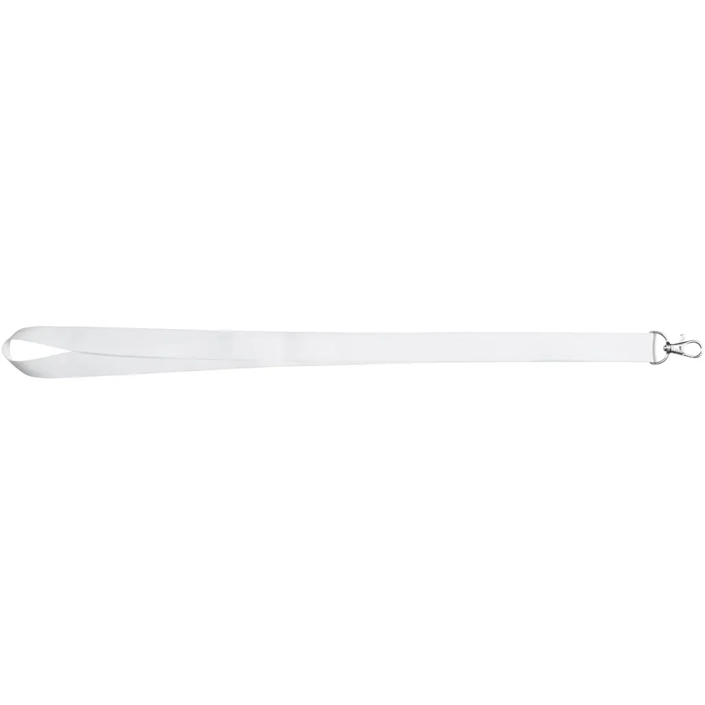 Altitude Snap Hook Clip Sublimation Satin Lanyard - Single Side Print