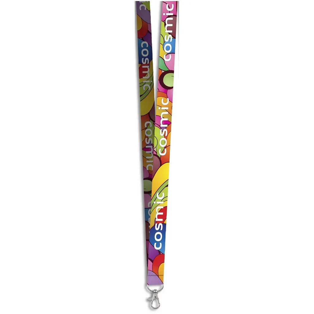 Altitude Snap Hook Clip Sublimation Satin Lanyard - Double Sided Print