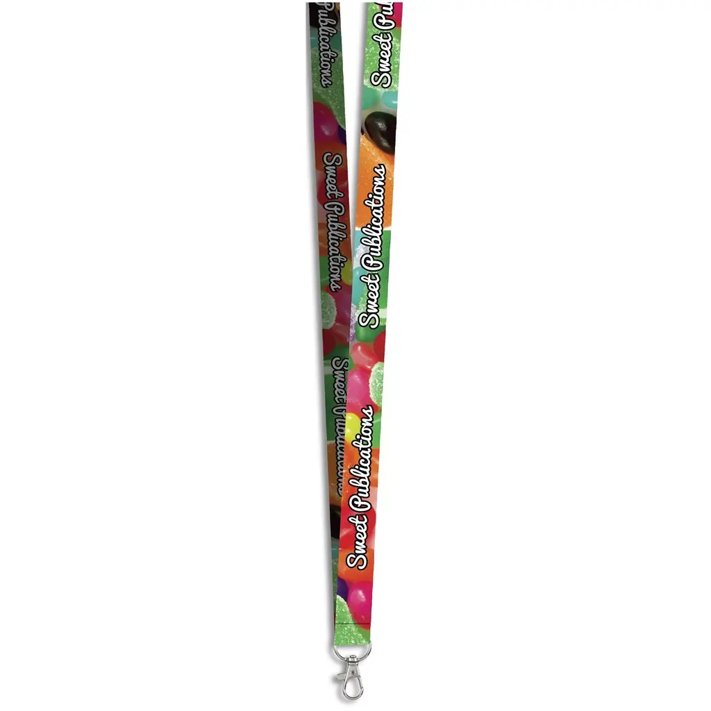 Altitude Snap Hook Clip Sublimation Satin Lanyard - Double Sided Print