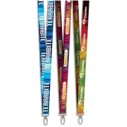 Altitude Lobster Clip Sublimation Satin Lanyard - Double Sided Print