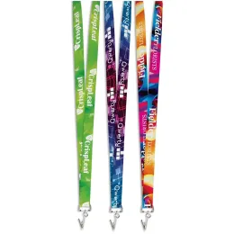 Altitude Crocodile Clip Sublimation Petersham Lanyard - Double Sided Print