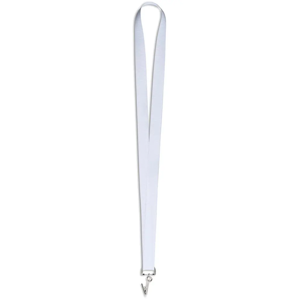 Altitude Crocodile Clip Sublimation Petersham Lanyard - Double Sided Print
