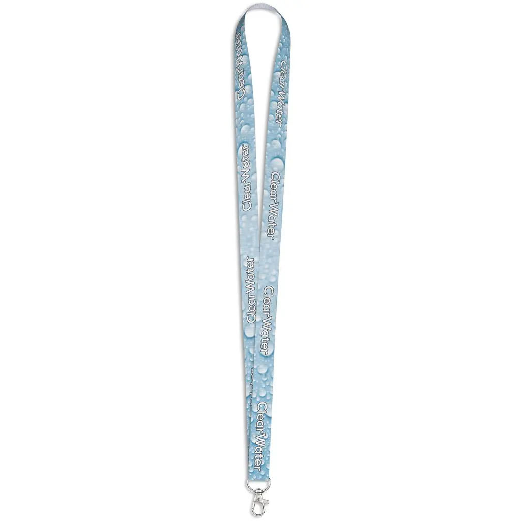 Altitude Snap Hook Clip Sublimation Petersham Lanyard - Double Sided Print