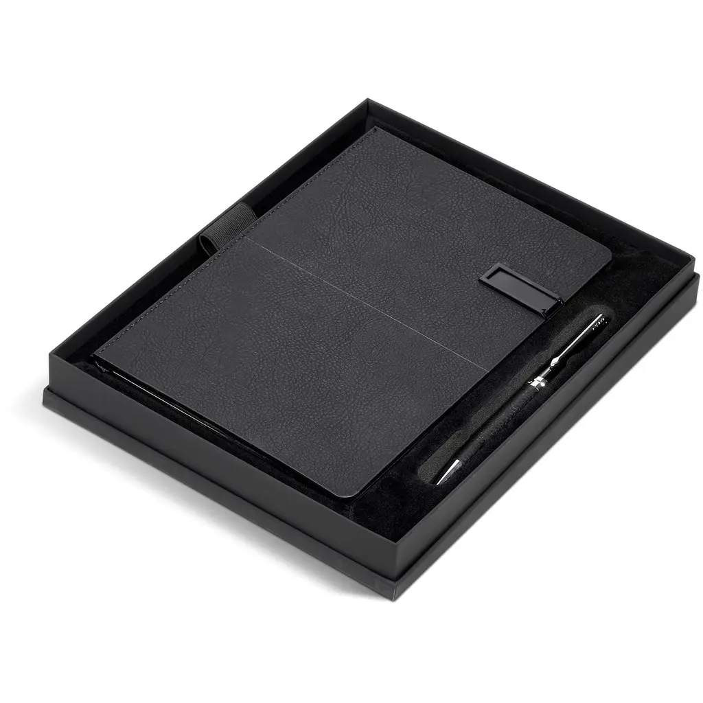 Alex Varga Corinthia Flash Drive Notebook & Pen Set