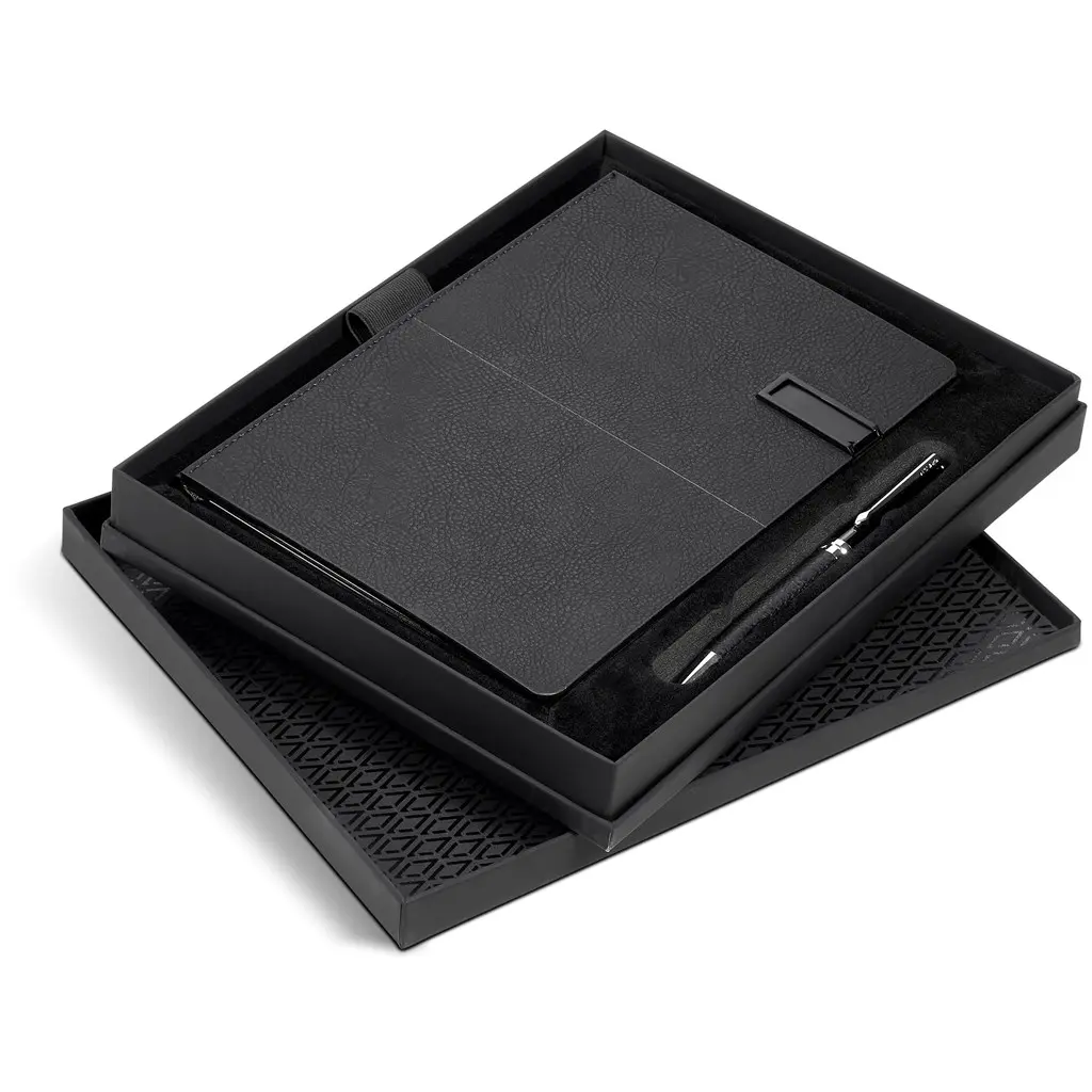 Alex Varga Corinthia Flash Drive Notebook & Pen Set