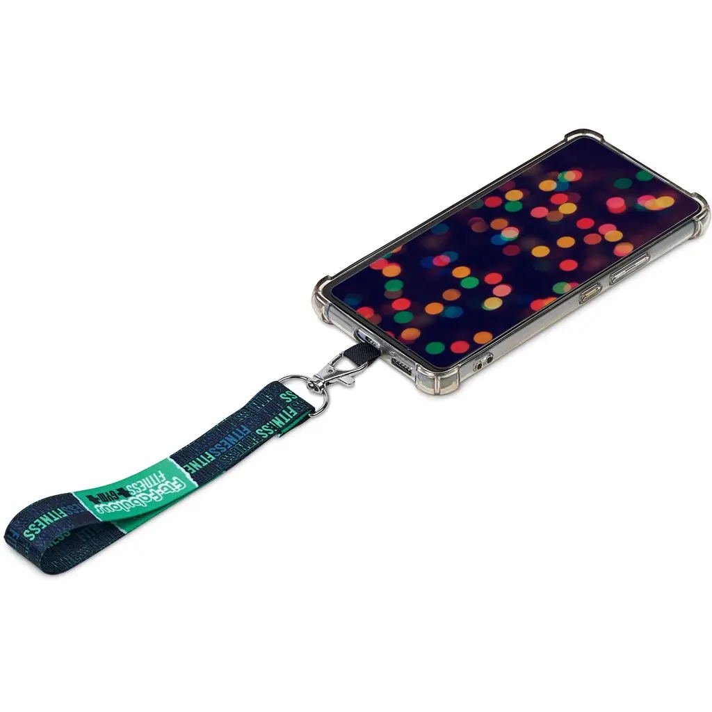 Altitude Rambler Single-Sided Sublimated Satin Wrist Phone Strap