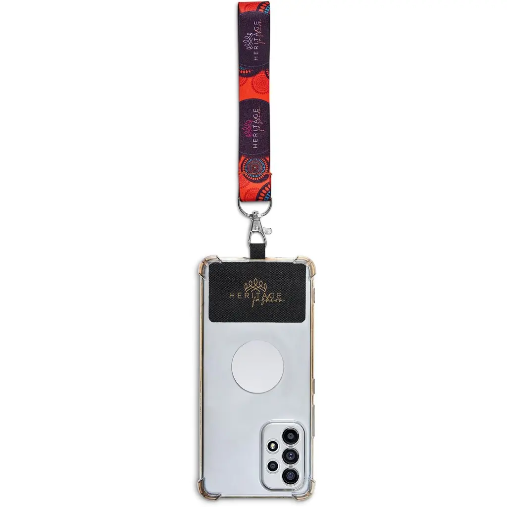 Altitude Rambler Single-Sided Sublimated Satin Wrist Phone Strap