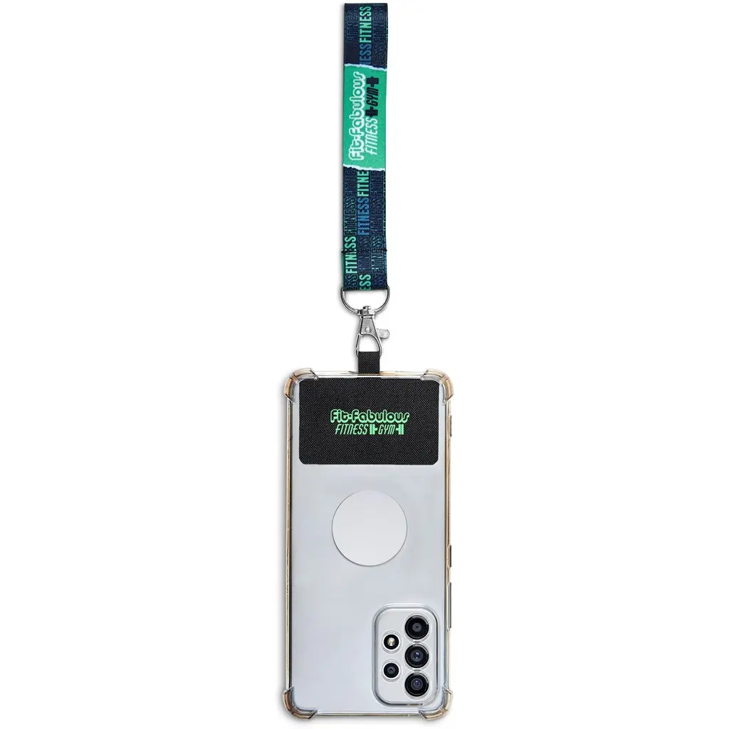 Altitude Rambler Single-Sided Sublimated Satin Wrist Phone Strap