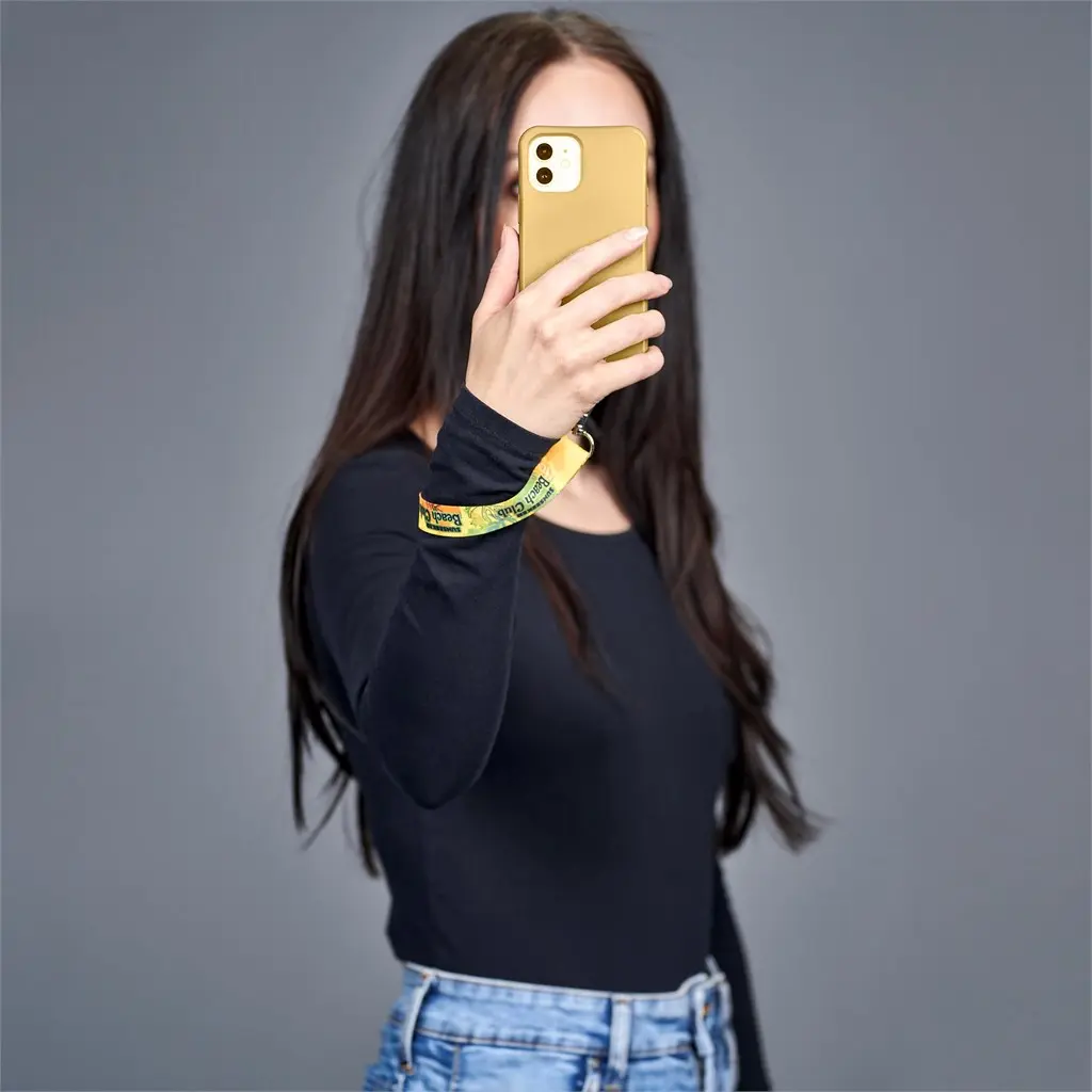 Altitude Rambler Single-Sided Sublimated Satin Wrist Phone Strap