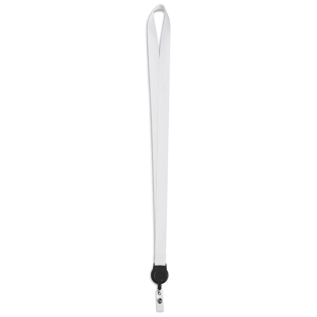 Altitude Badge Reel Single-Sided Satin Lanyard