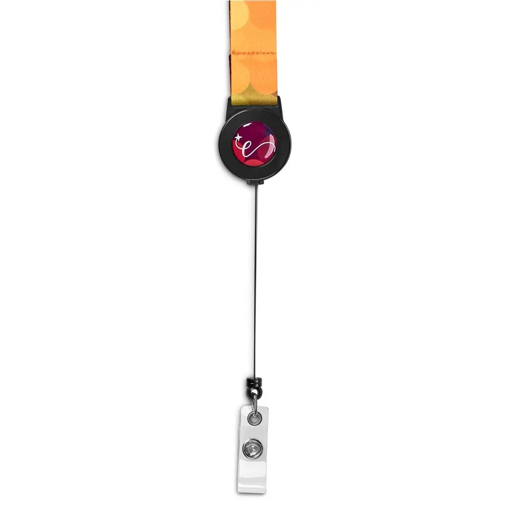 Altitude Badge Reel Double-Sided Satin Lanyard