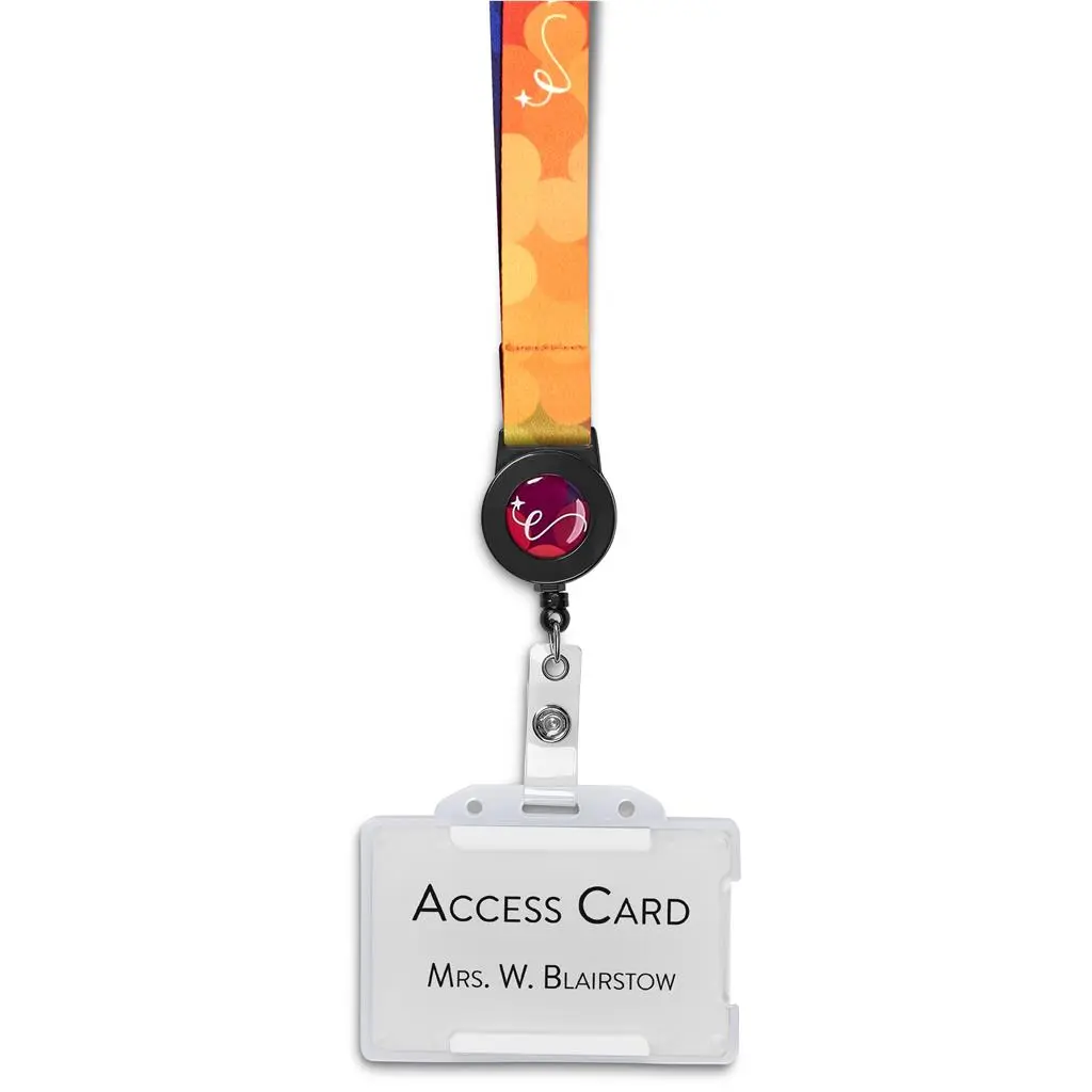 Altitude Badge Reel Double-Sided Satin Lanyard