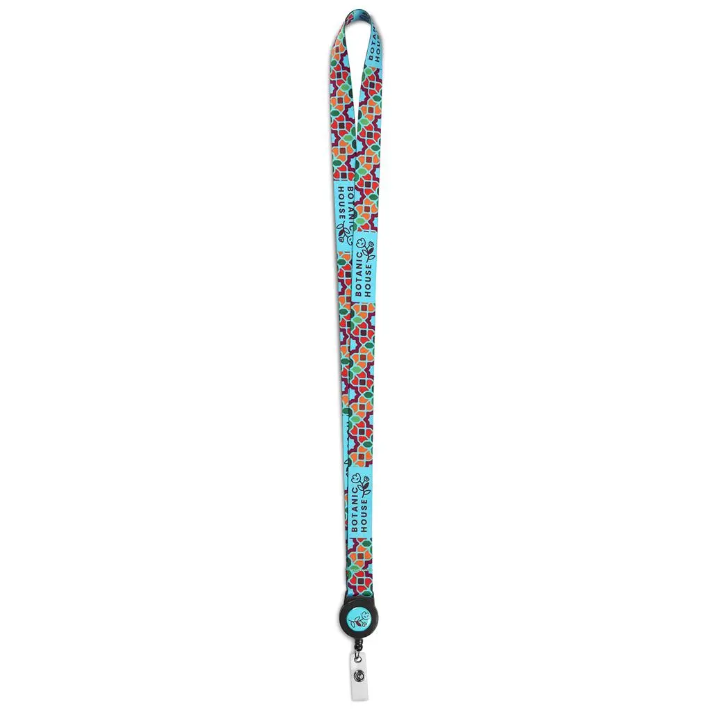 Altitude Badge Reel Double-Sided Satin Lanyard