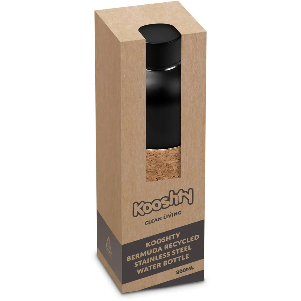 Kooshty Bermuda Kork Recycled Stainless Steel Water Bottle