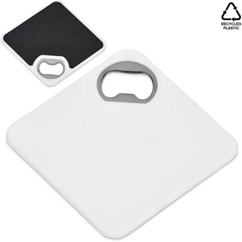 Altitude Sela Recycled Plastic Bottle Opener Coaster