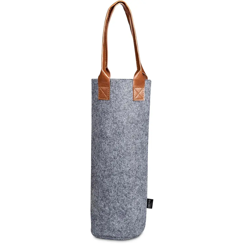 Okiyo Tahada RPET Felt Wine Tote