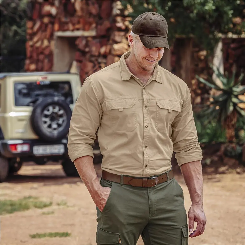Sondela 6 Panel Oilskin Cap